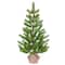 3ft. Unlit Fir Artificial Christmas Tree in Burlap Sack